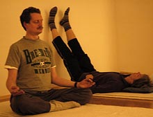 Foto Yoga am Morgen